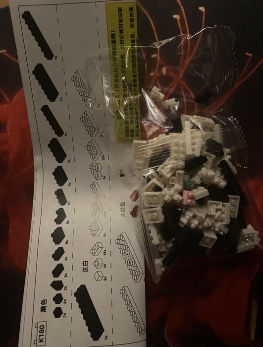 Mini klocki ala lego- urocza panda - nie wysylam olx