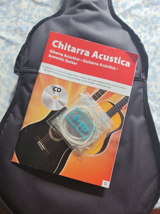 Guitarra Acústica Preta
