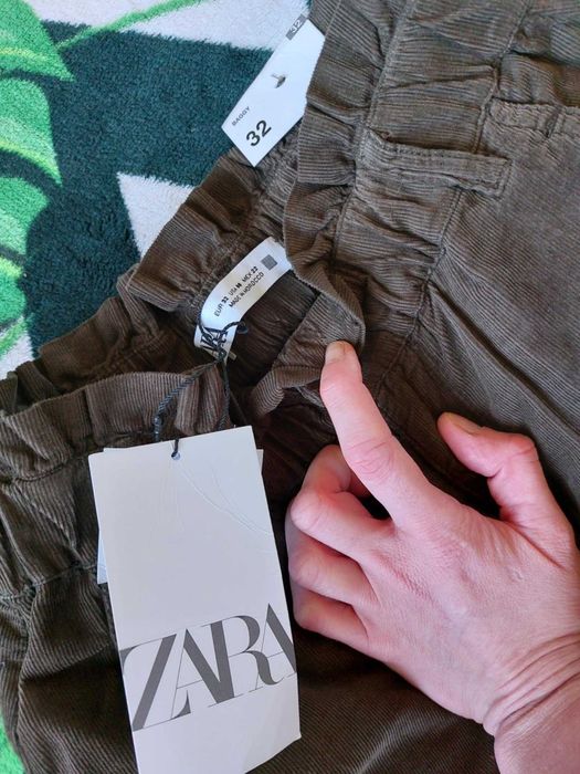 Nowe spodnie baggy Zara
