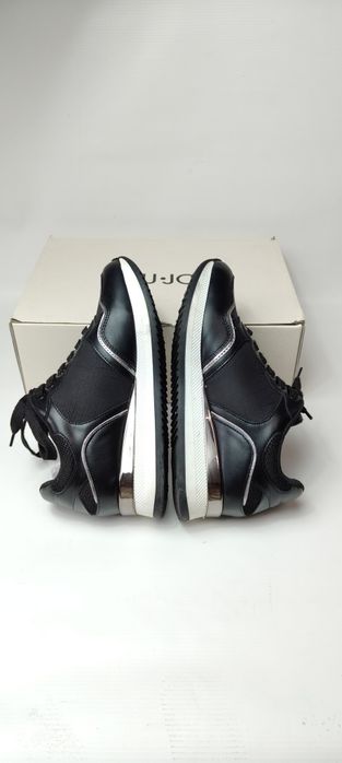 Buty sneakersy damskie czarne skóra Liu Jo rozmiar 36 wkładka 23,5 cm