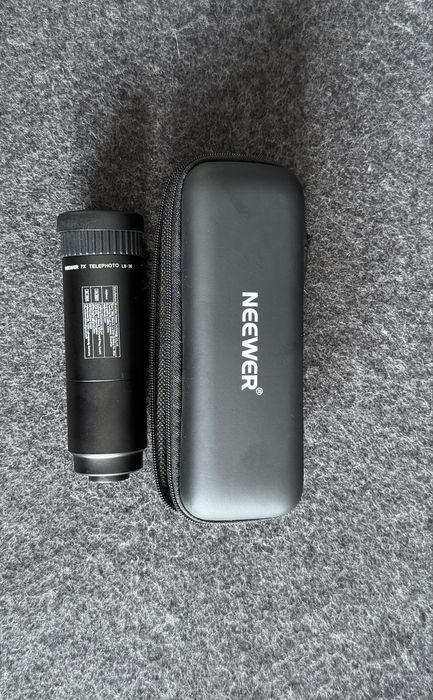 Lente Telefoto Neewer 7X LS-36 para smartphone + bolsa
