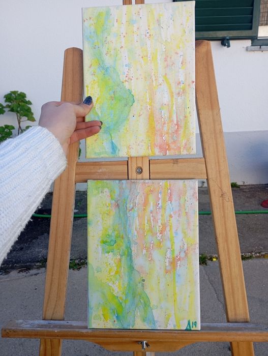 2 Female Figure Paintings