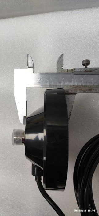 Магнітне кріплення (тримач) антени N-type female з кабелем SMA male 3m