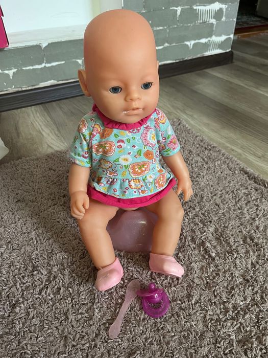 Лялька, пупс Baby Born функціональний з горщиком, пустушкою