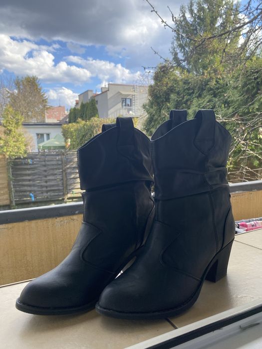 Buty botki kowbojki wiosna lato NOWE