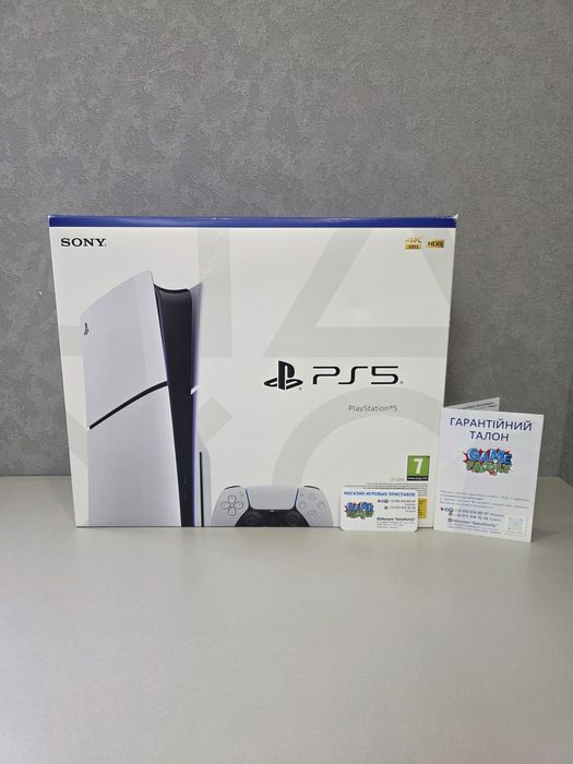 Ps5 Sony Playstation 5 Ps Slim Model CFI 2016 CFI2016 CFI-2016 SSD 1TB 1024GB Blu-Ray Blu Ray Edition Магазин 12 Місяців Гарантія