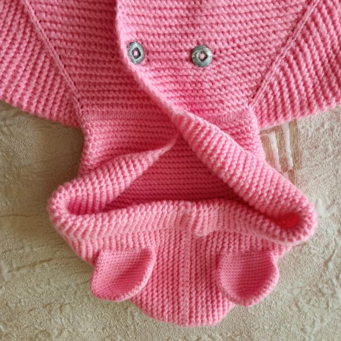 Вязанный кардиган для девочки на возраст 3-5 лет