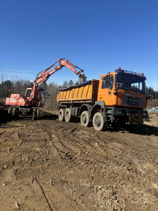 Roboty Ziemne/koparka/ładowarka/walec/ciężarówka