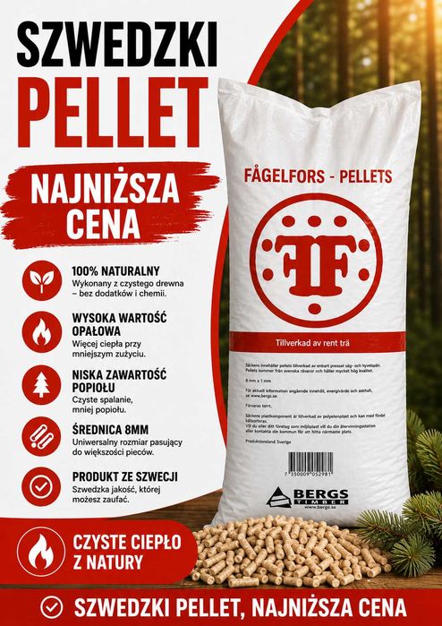 Pellet SZWECJA najwyższa jakość
