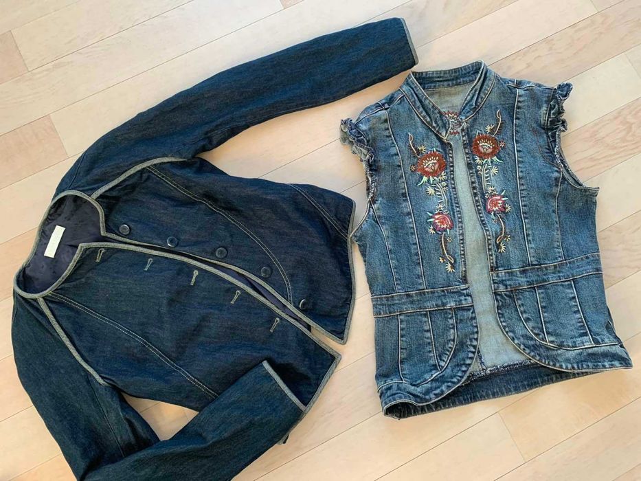Куртки  джинси - якісні , р S -  Nina Ricci, Dolce&Gabbana
