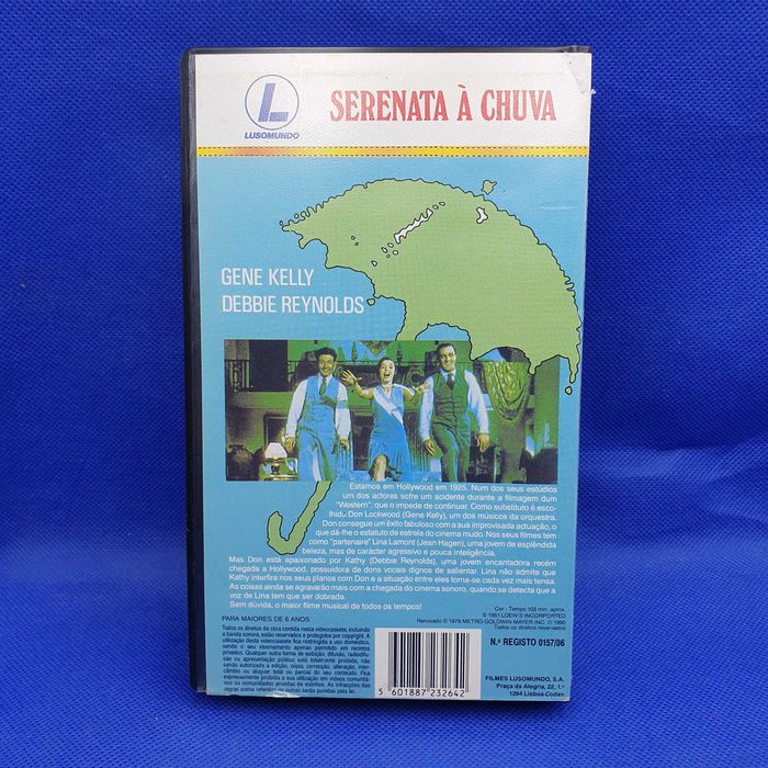 Filmes - Serenata à Chuva - Gene Kelly e Debbie Reynolds - VHS - VSO