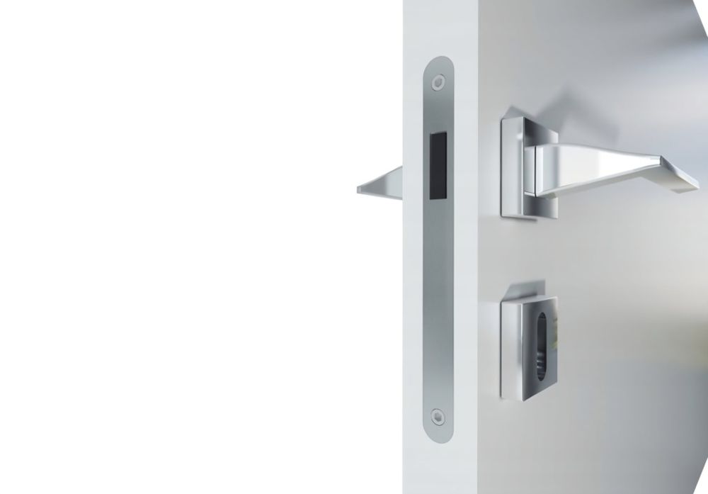 Drzwi Ukryte UNI ościeżnica aluminiowa 90 LEWE do malowania