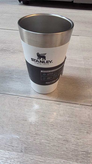Kubek termiczny STAL NIERDZEWNA Stanley Adventure  470ml biały bez BPA