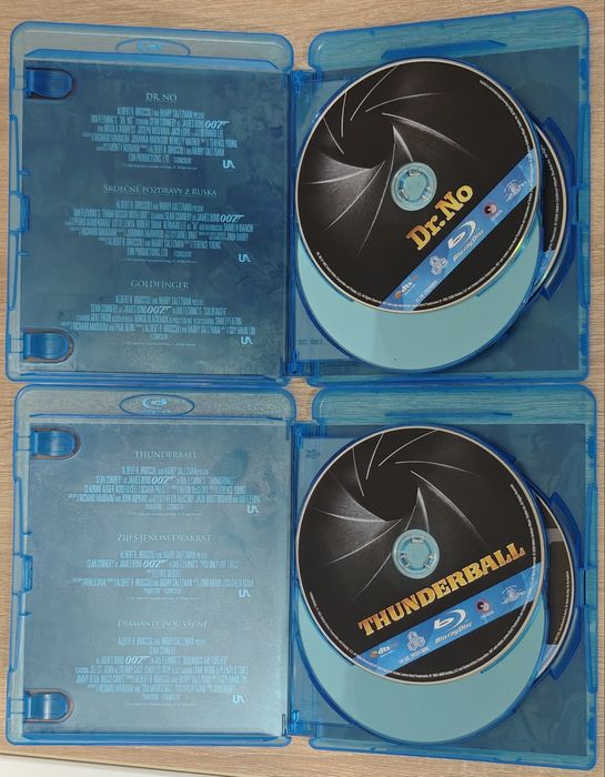 James Bond: Sean Connery 007 Ultimate Edition Blu-ray 6 filmów