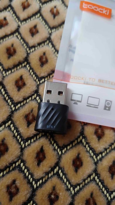 Bluetooth 5.1 Toocki Usb адаптер Фирменный качество Новый