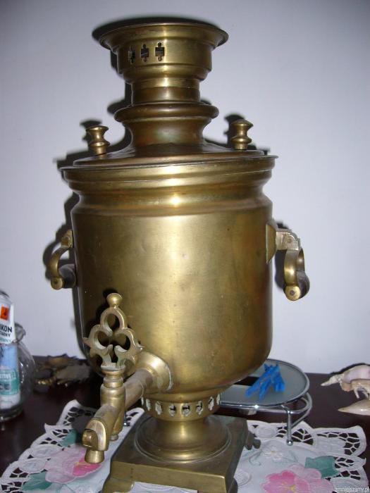 Sprzedam stary samowar mosiężny