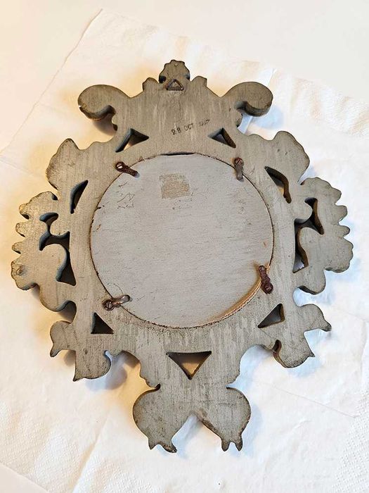 Espelho antigo dourado, de parede