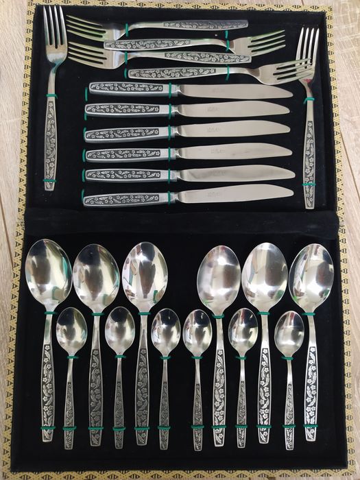 Набір столових приборів 24шт СРСР,СССР, радянський, нержавійка