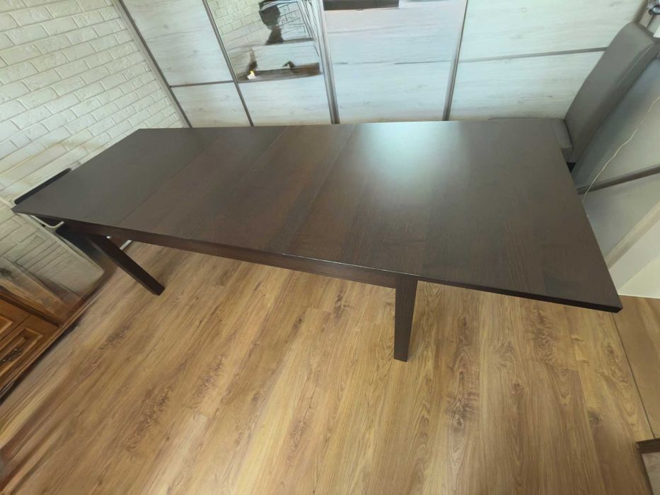 Stół rozkładany 175-260 brązowy IKEA BJURSTA