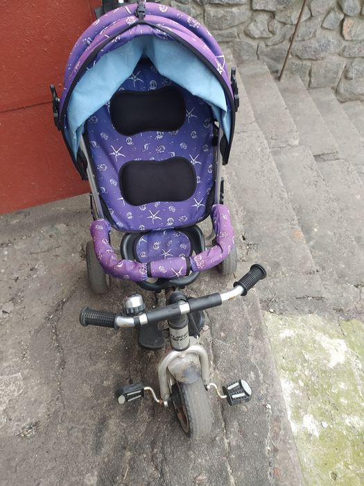 Продам детский трёхколёсный велосипед, с ручкой управления для родител