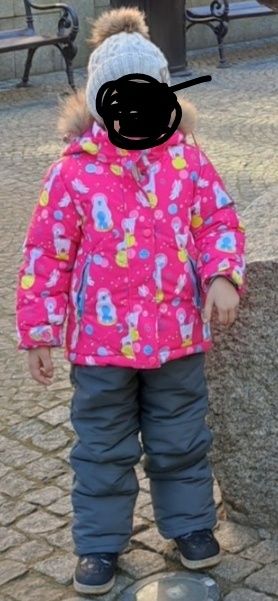 Зимний комбинезон б/у в отличном состоянии