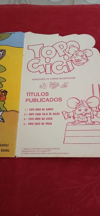 Topo Gigio na praia, antigo