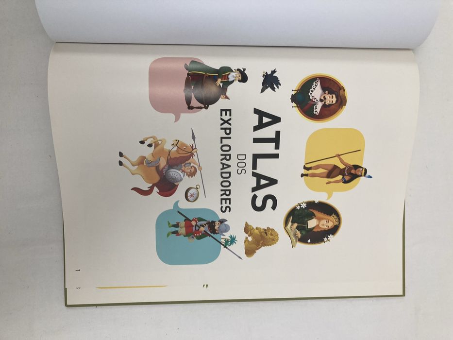 Livro Infantil Fantástico Atlas dos Exploradores