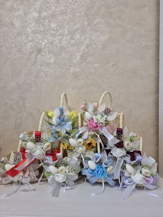 Великодні кошики ,декор ,накидки АКЦІЯ ,кошик пасхальний