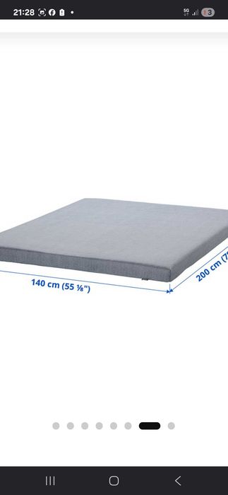 Materac 140x200 ikea nowy