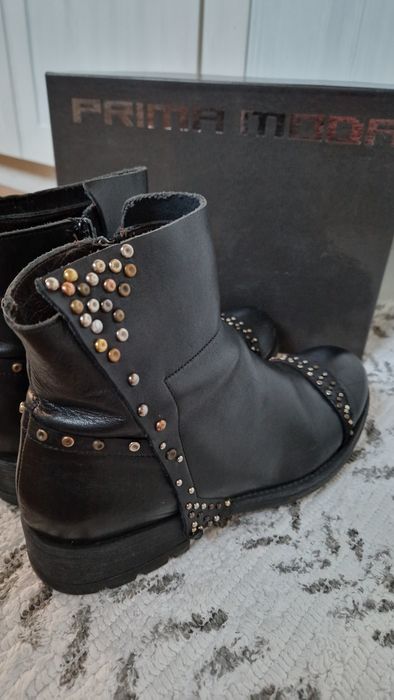 Botki skóra Prima Moda