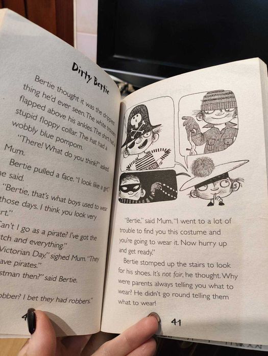 Книги англійською для дітей. "Dirty Bertie" D.Roberts, A Macdonald