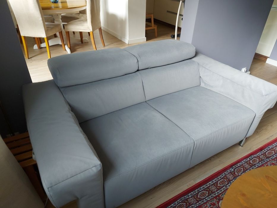 Sofa 2 osobowa kanapa mała regulowane zagłówki
