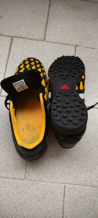 Adidas Nitrocharge 3.0 TF - Preto e Amarelo