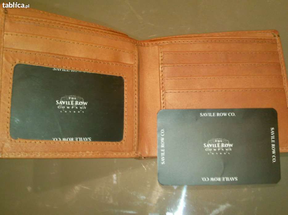 Portfel The Savile Row skóra naturalna lub zamiana