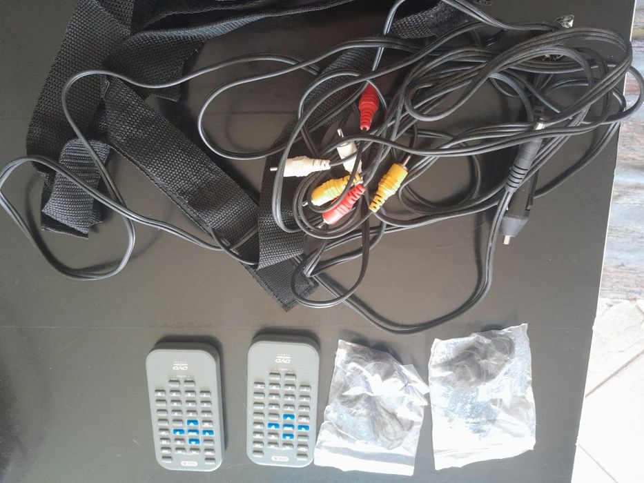 Conjunto de leitor de dvd portátil