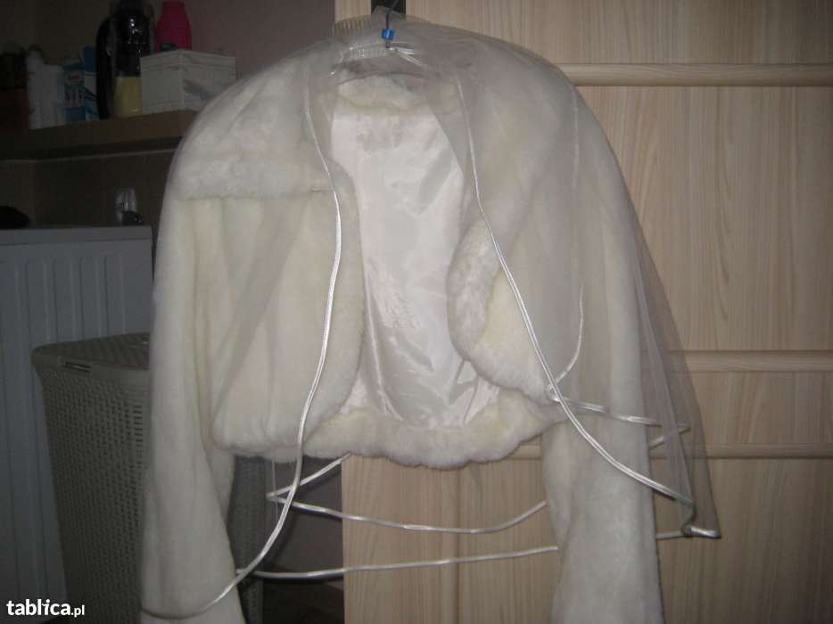 SUKNIA slubna ecru idealny stan