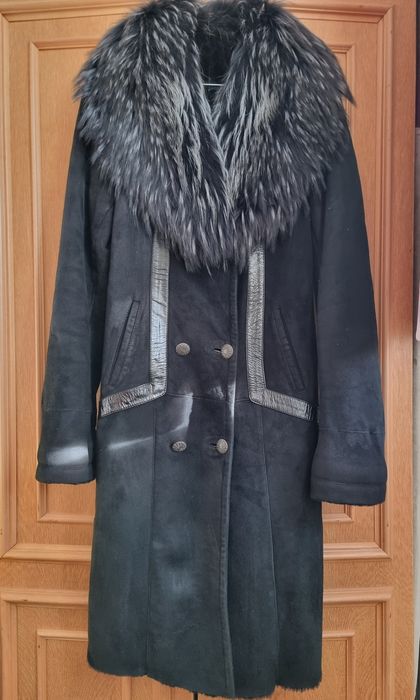 Дублянка жіноча, натуральна замша