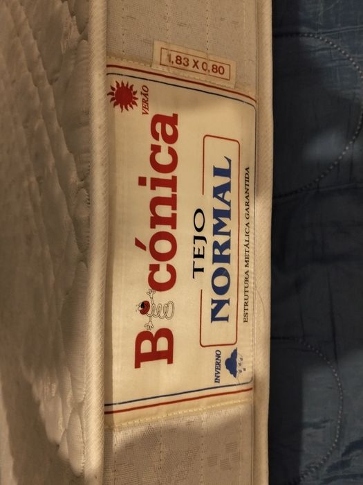 Base cama solteiro+ colchão