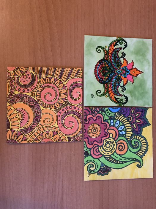 Quadro-mealheiro com 7 pinturas