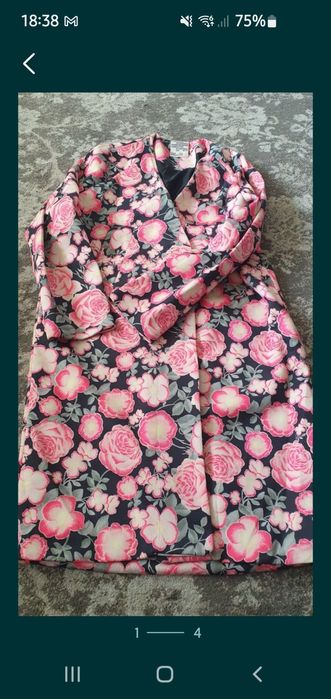 Płaszcz kurtka skórzana