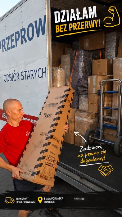 Transport Biała Podlaska | Przeprowadzki | Wywóz Mebli | Odbiory AGD i Mebli