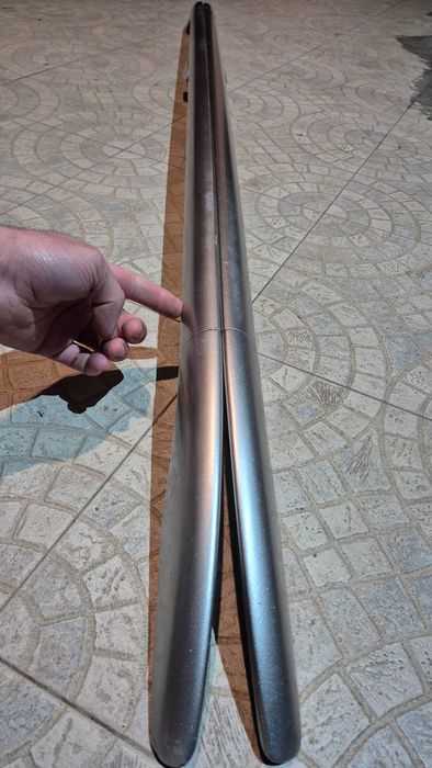 AUDI A4 B5 (8D)-Barras Tejadilho Avant (Carrinha) CINZA/Aluminio.