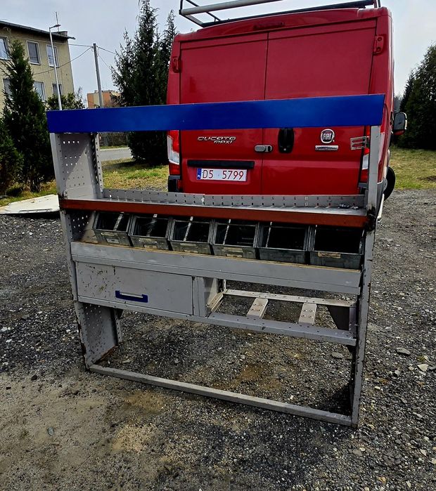 Zabudowa serwisowa-regał do samochodu dostawczego*OKAZJA