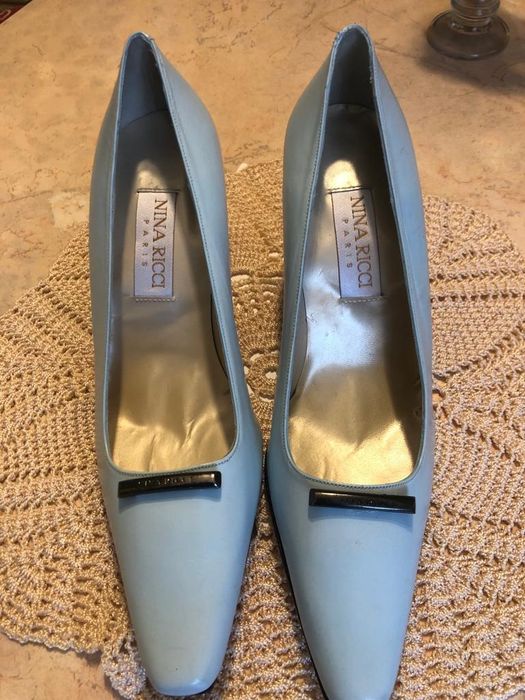 Buty czółenka Nina Ricci pełnoskórzane nowe 39/-80% ceny