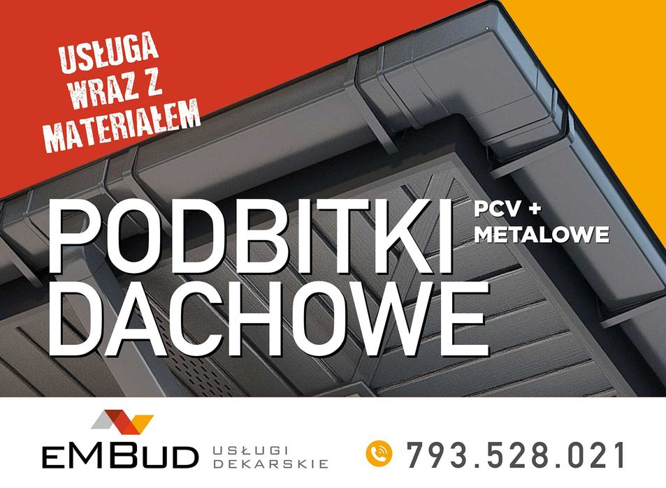 Podbitki dachowe podsufitki dekarz