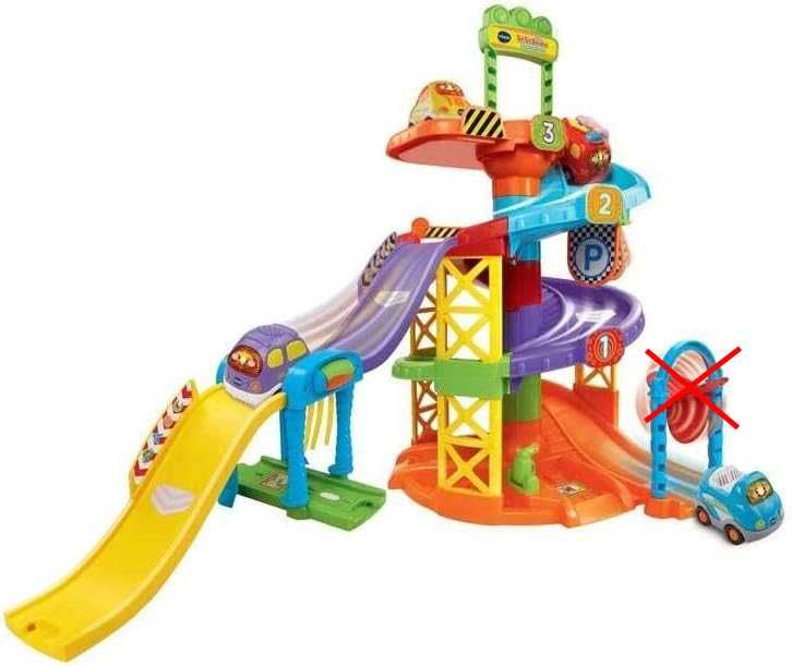 Torre de Estacionamento + 8 Bolides Bip Bip - VTECH