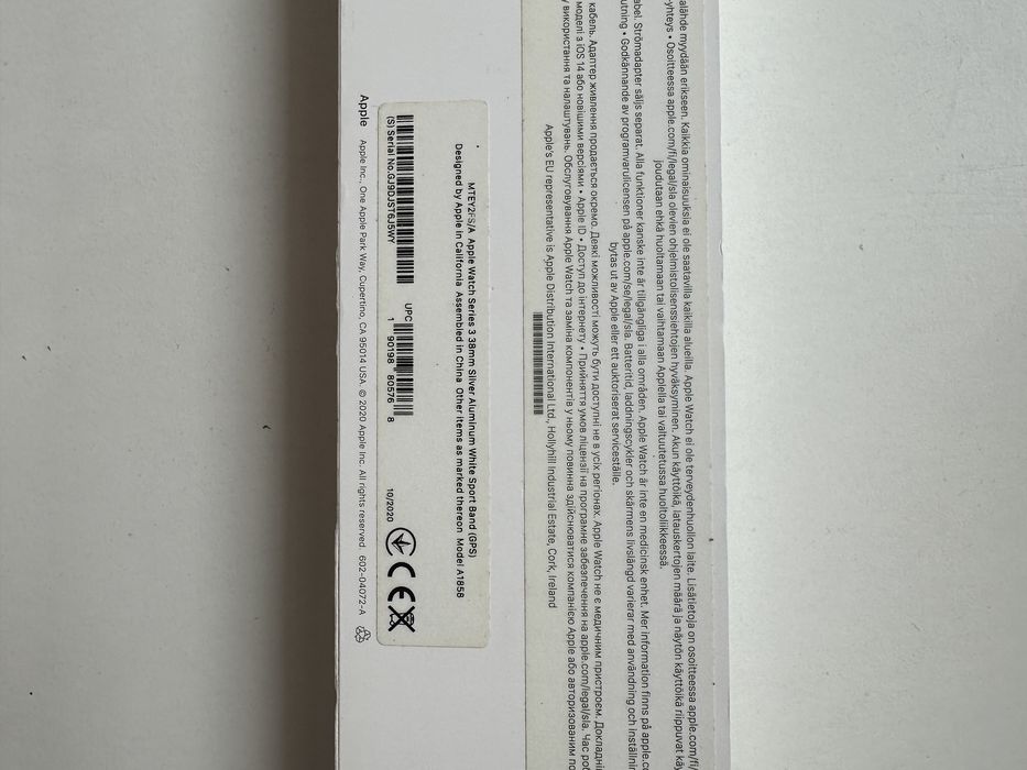 Apple Watch 3 38 mm смарт часы