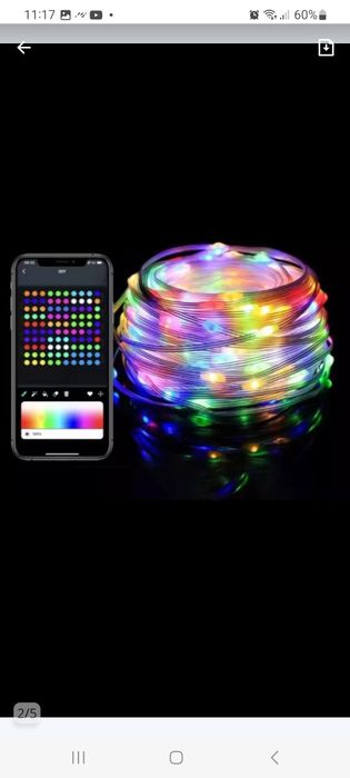 Inteligentne lampki LED 15m