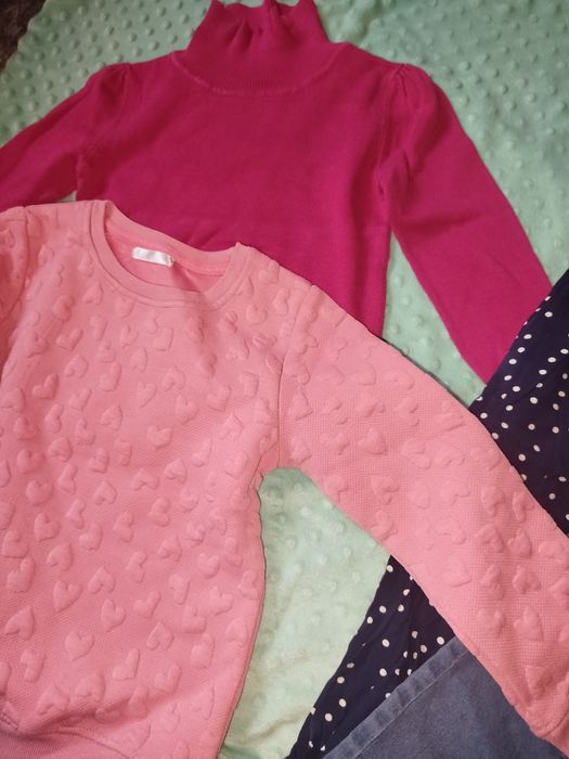 Paka ubrań dla dziewczynki 122 dziewczynka