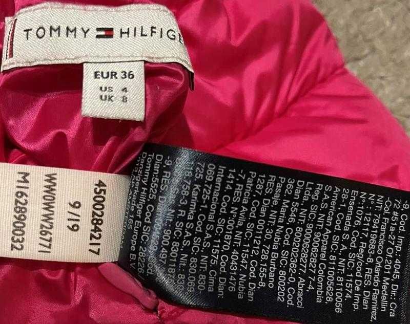 Оригинал.фирменная,двухсторонняя куртка tommy hilfiger reversible